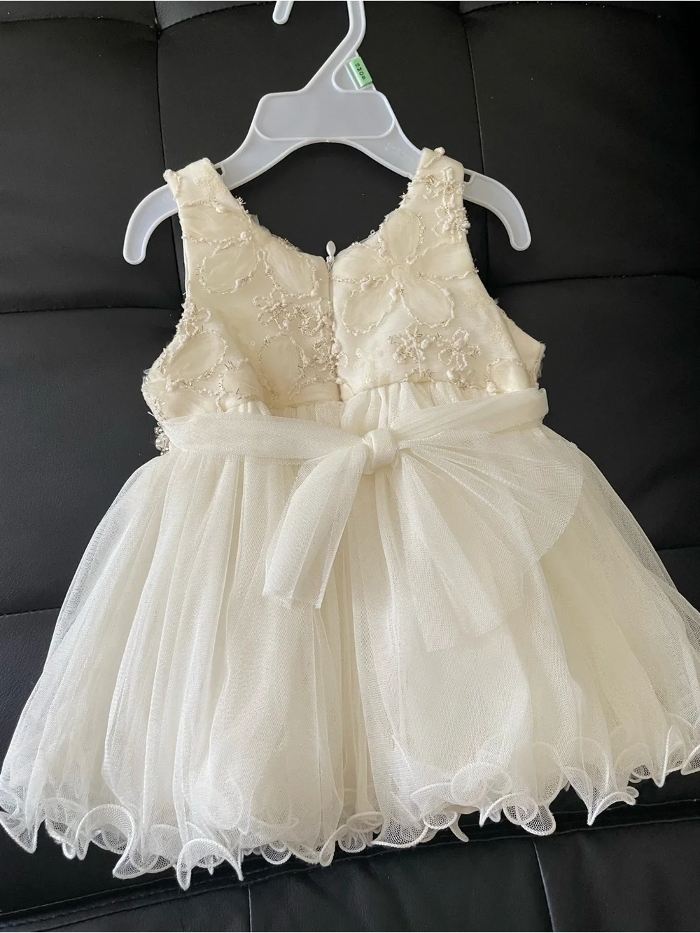 Monsoon Ivory Beaded Tulle Party Dress
